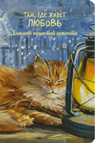 Там, где живет любовь. Блокнот пушистой нежности