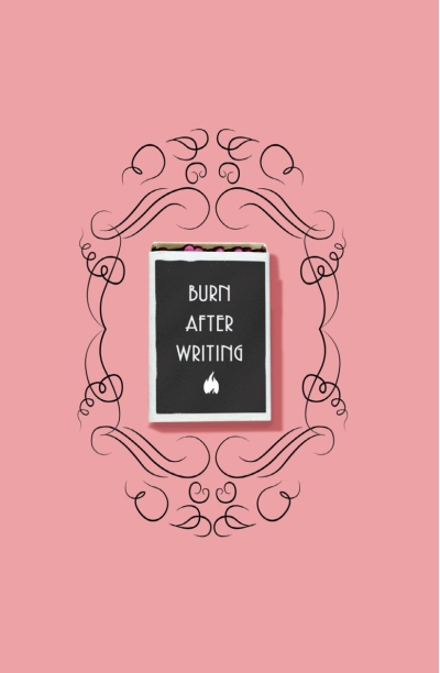 Burn After Writing.  Блокнот после заполнения сжечь