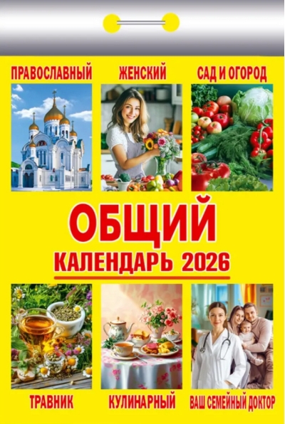 Общий. Календарь отрывной на 2026 год