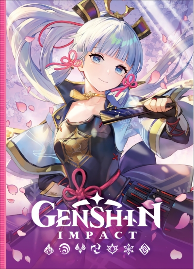 Ежедневник Genshin Impact с наклейками