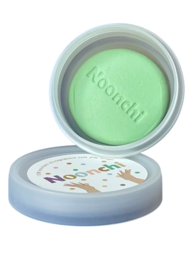 Экологически чистый пластилин Noonchi. Mint soft neon green