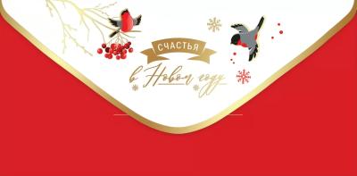 Конверт для денег. Счастья в Новом году