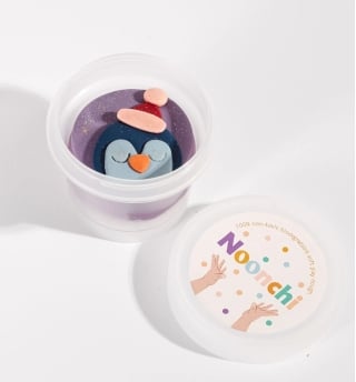 Экологически чистый пластилин Noonchi. Pingvy lilac