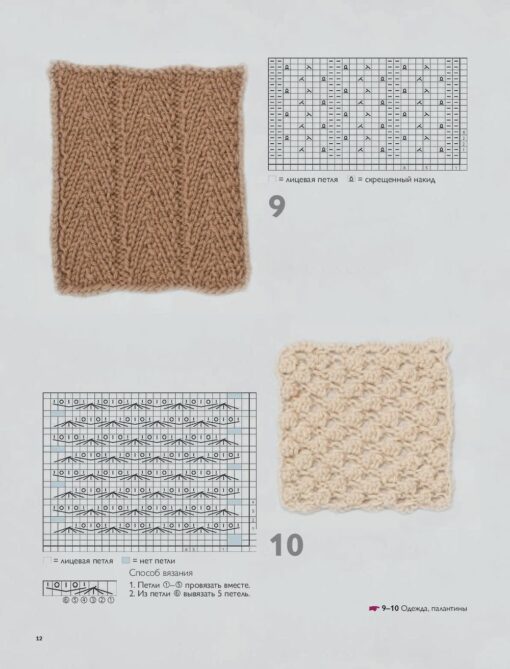 Японские узоры Кейко Окамото: 150 избранных дизайнов для вязания на спицах