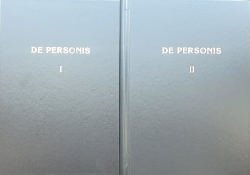 De Personis / About Personalities. Collection of scientific papers. In 2 volumes