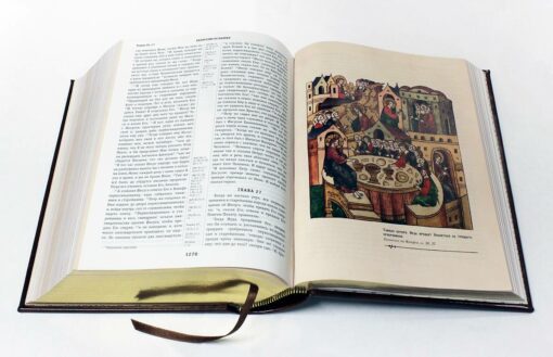 Библия. Книги Священного Писания Ветхого и Нового Завета, с параллельными местами, с цветными иллюстрациями