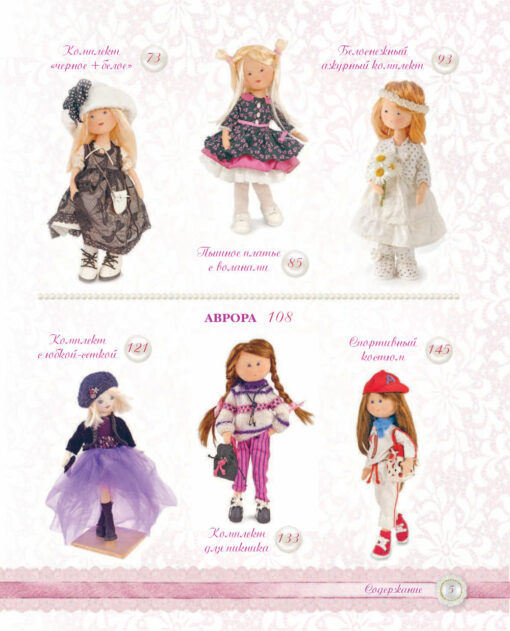 French wardrobe for a textile doll. Complete practical guide. Master classes and patterns