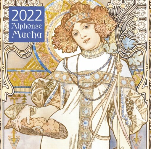 Wall calendar for 2022. Alphonse Mucha