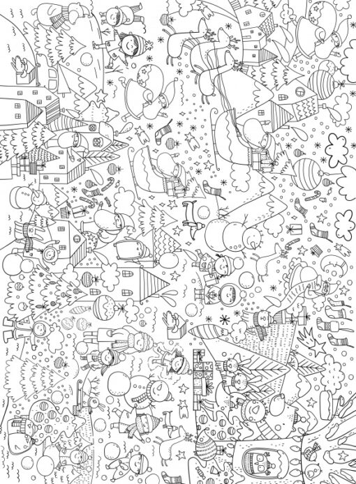 10 Jaungada labirinti. milzu plakāti