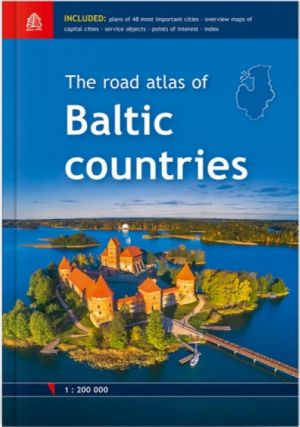 The Road  atlas of Baltic countries