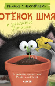 Sticker book. Kitten Shmyak and the mysterious seed