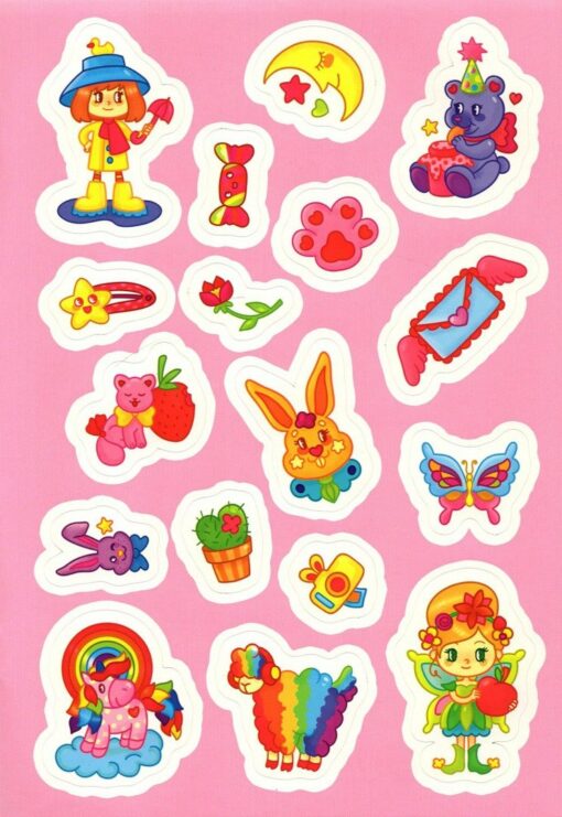 Fragrant stickers. For girls