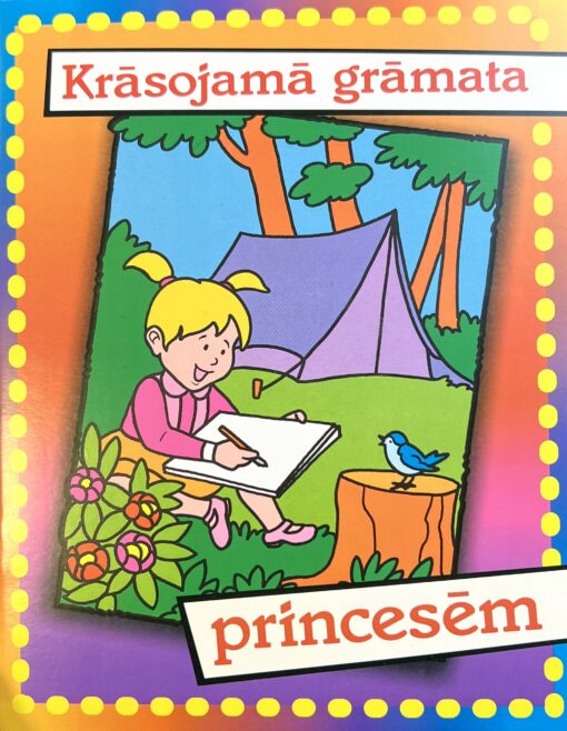 Krāsojamā grāmata princesēm. Coloring