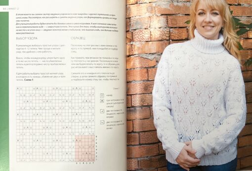 Pattern knitting according to sewing patterns. Innovative practical guide