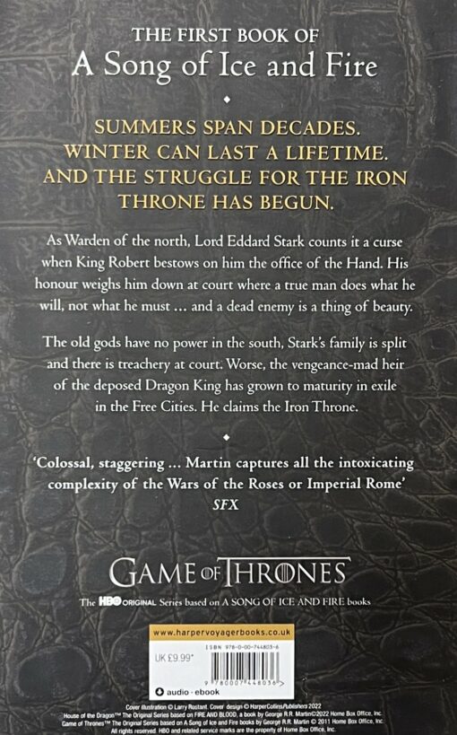 Game of  Thrones. Book 1. Game of Thrones
