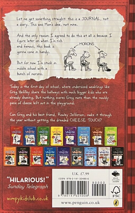 Diary of a  Wimpy Kid. Book 1. Diary of a Wimpy Kid